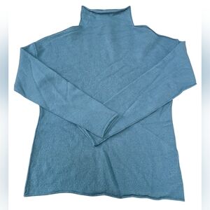 Women's Banana Republic Teal Fine Wool Turtleneck Sweater ( SIZE:Large )